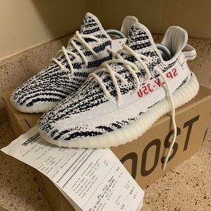 yeezy zebra size 8.5